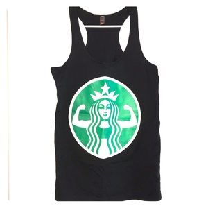 Starbucks Flexing Logo Tank Top